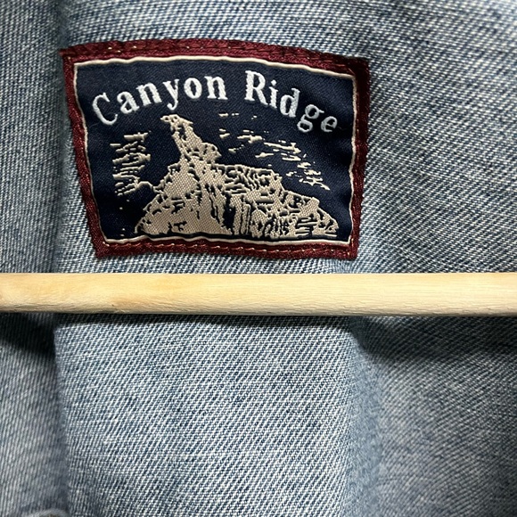 Big and Tall Canon Ridge denim trucker jacket size 7 XL 100% cotton - Picture 3 of 3